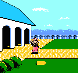 Mario Open Golf screenshot 5 for Famicom